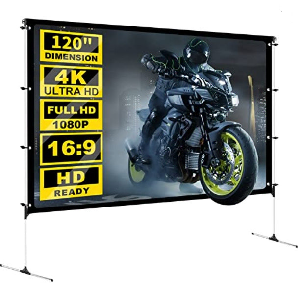 Noleggio Schermo Proiettore 4K HD 16:9 a Milano